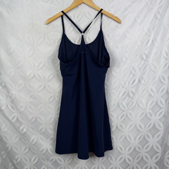 Outdoor Voices The Exercise Navy Built-in Shorts Sporty Golf Tennis Dress Size L - Picture 10 of 13